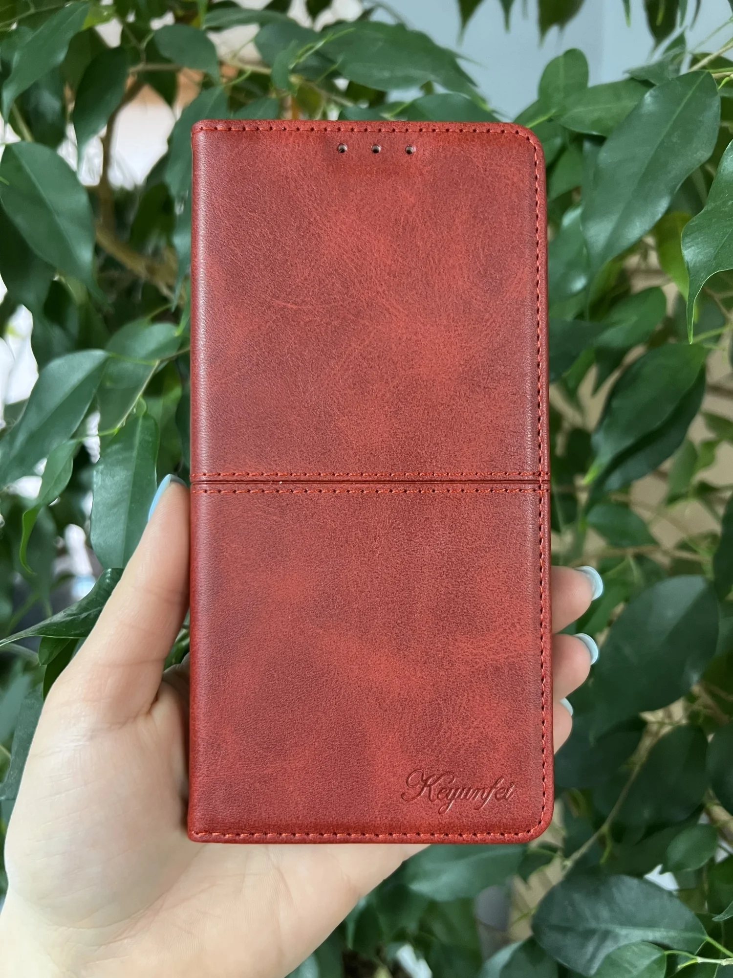 Красный чехол книжка elitcase для Vivo Y36 4G и Y27s / Виво У36 4G и У27s
