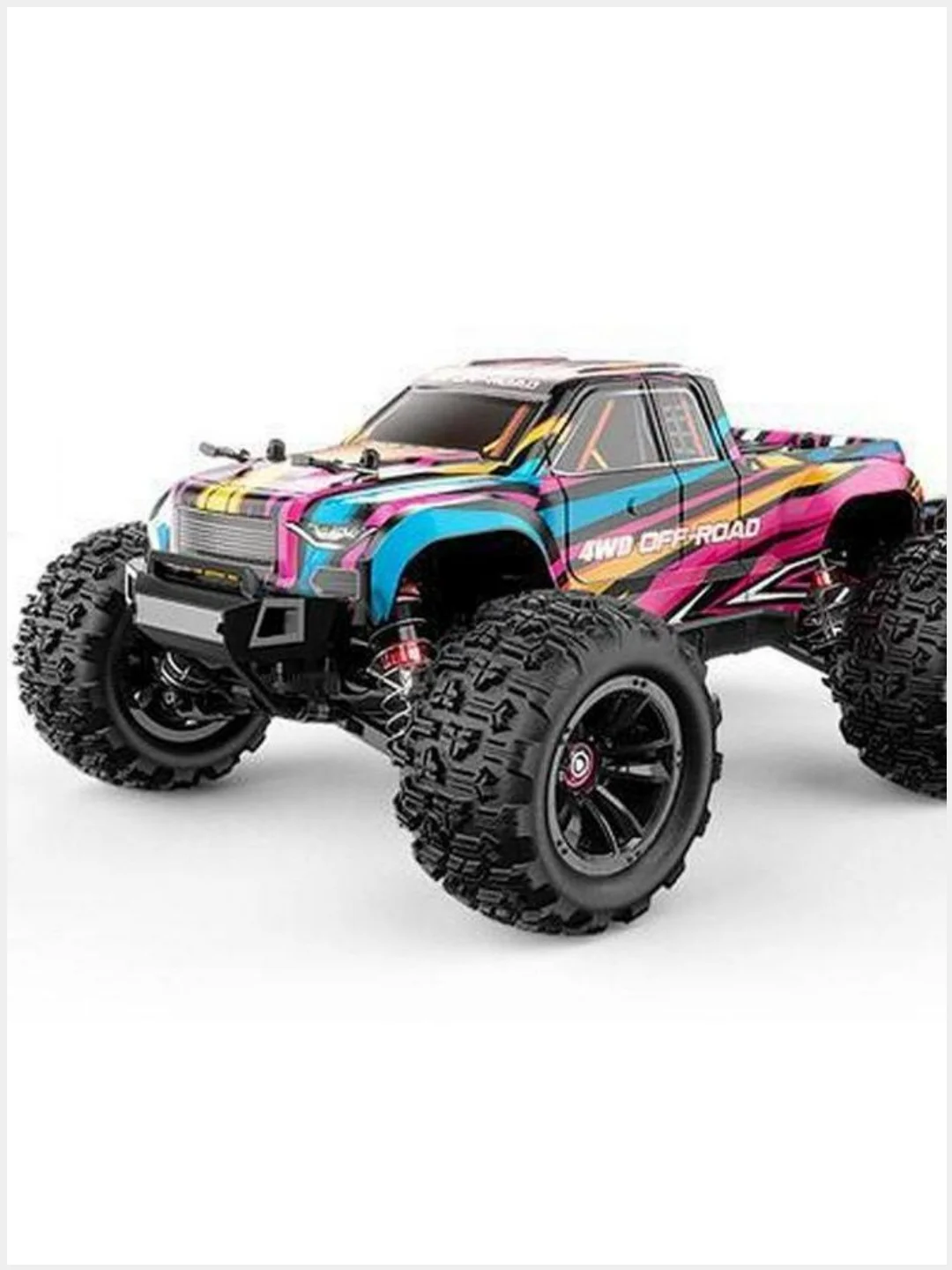 Вишнёвый радиоуправляемый монстр MJX Hyper Go 16209 Brushless 4WD 2.4G LED 1/16 RTR