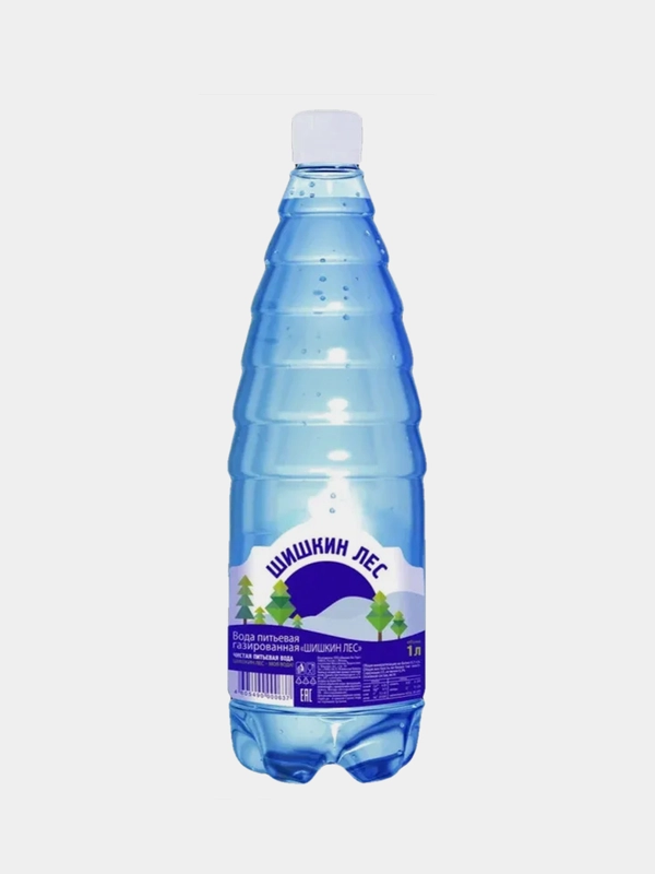 Вода питьевая ШИШКИН ЛЕС, газированная, 1 л