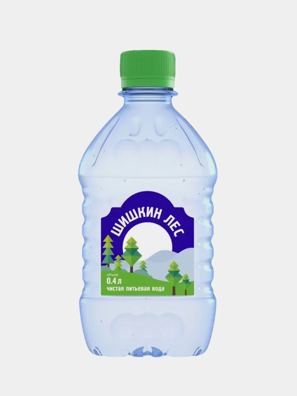 Вода питьевая ШИШКИН ЛЕС, негазированная, 0,4 л