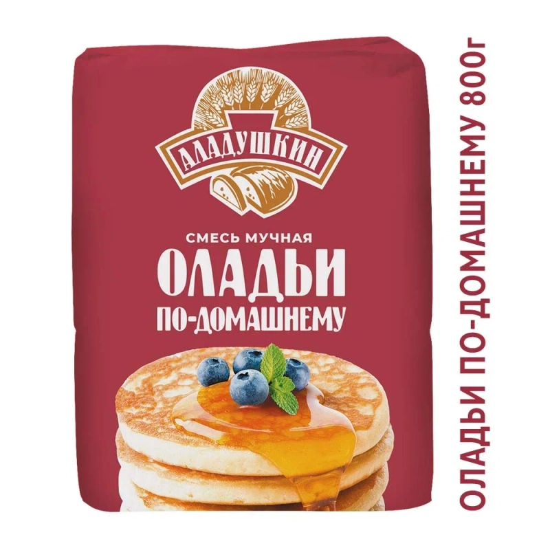 Смесь мучная Аладушкин "Оладьи по-домашнему", 800г