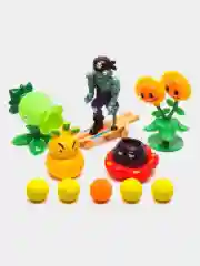 Настольная игра фигуры Plants vs Zombies Apocalypse, растения против зомби, пушка стреляет