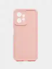 Розовый чехол для Xiaomi Redmi Note 12 4G, Редми Нот 12 4 джи, противоударный, с бортиками