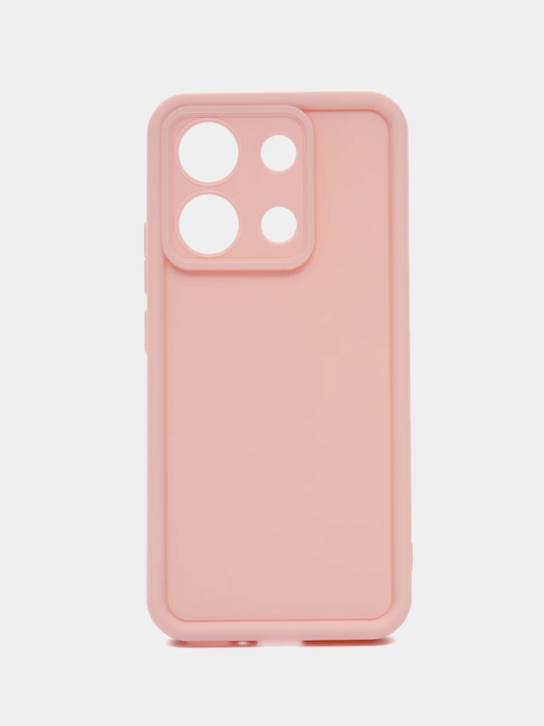 Розовый чехол для Xiaomi Redmi Note 13 4G, Сяоми Редми Нот 13 4G, противоударный, с бортиками