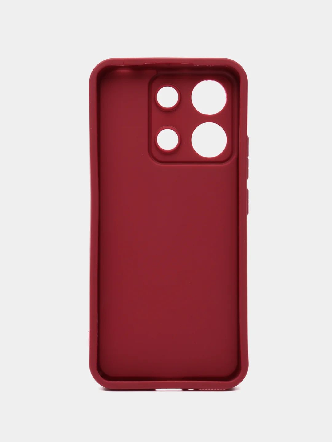 Бордовый чехол для Xiaomi Redmi Note 13 4G, Сяоми Редми Нот 13 4G, противоударный, с бортиками