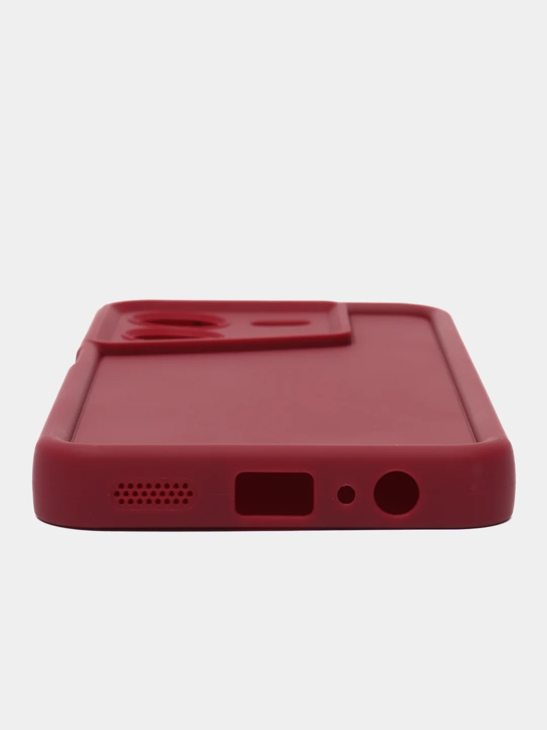 Бордовый чехол для Tecno Pova 5 4G, Техно пова 5 4 джи,  противоударный, с бортиками