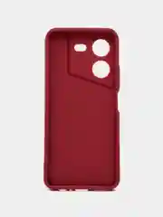 Бордовый чехол для Tecno Pova 5 4G, Техно пова 5 4 джи,  противоударный, с бортиками