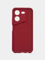 Бордовый чехол для Tecno Pova 5 4G, Техно пова 5 4 джи,  противоударный, с бортиками