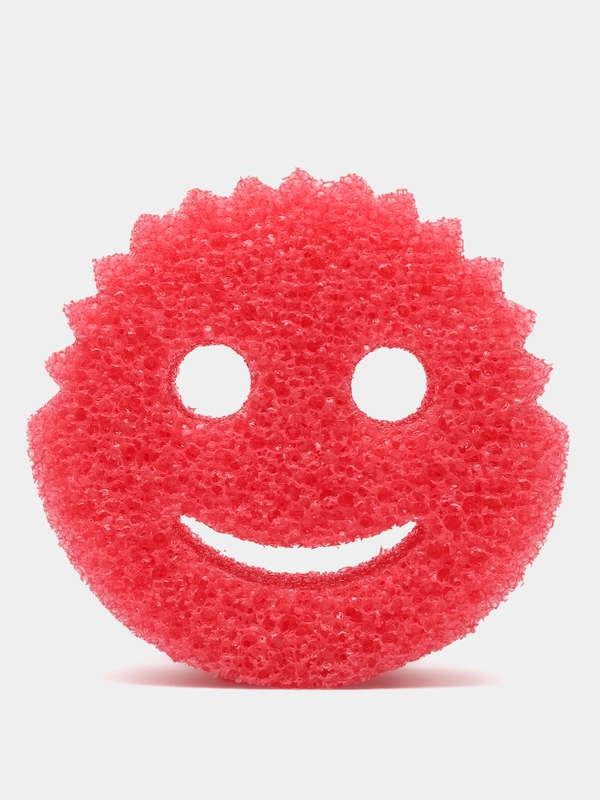 Губка-смайлик для мытья посуды и уборки, губка "Scrub Daddy", губка многофункциональная