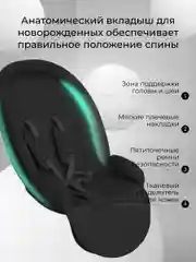 Коляска детская, прогулочная, Farfello Fest Lux, чёрный