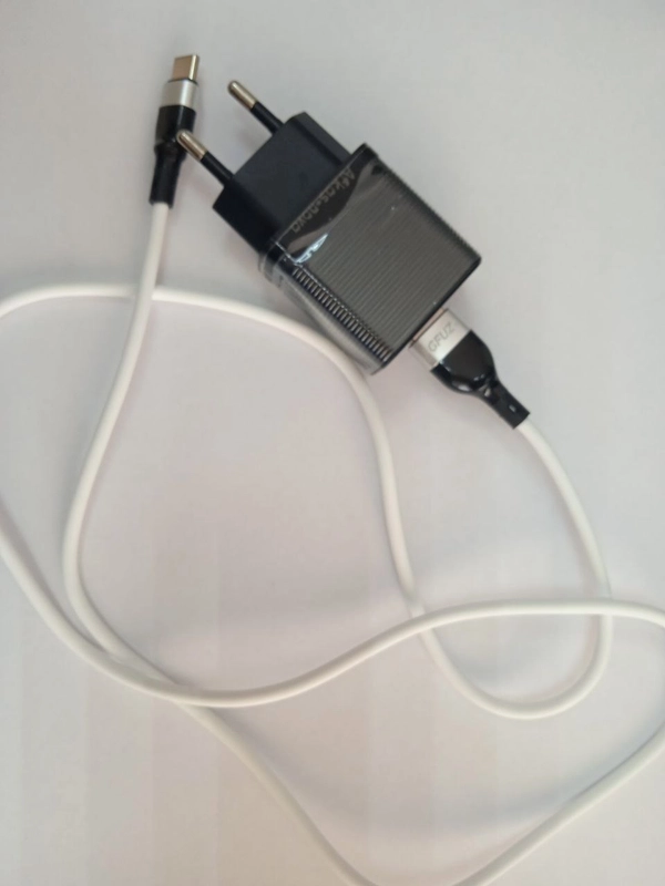 Зарядное устройство с кабелем usb type-c Адаптер быстрая зарядка