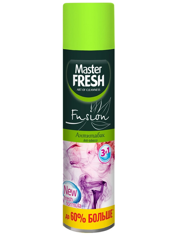Master FRESH освежитель воздуха Антитабак 300 мл
