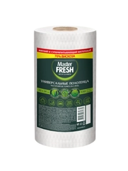 УНИВЕРСАЛЬНЫЕ ПОЛОТЕНЦА Master FRESH в рулоне (спанлейс СОТЫ) 100 шт. 21*25см 70% вискозы