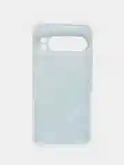 Бирюзовый силиконовый чехол на Google Pixel 9 Pro / Гугл Пиксель 9 Про прозрачный, с рисунком