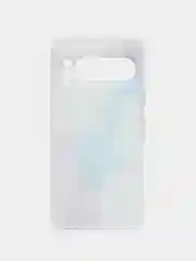 Ледяной силиконовый чехол на Google Pixel 9 Pro / Гугл Пиксель 9 Про прозрачный, с рисунком