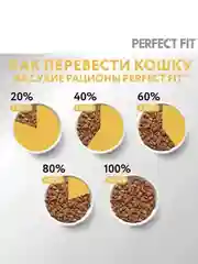 Корм Perfect Fit, для кошек с чувствительным пищеварением, с индейкой, 650 г