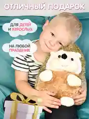 Мягкая игрушка Ежик плюшевый, 35 см