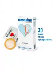 Презервативы Masculan Ultra Fine №10, 3 уп. (30 презервативов, особо тонкие, прозрачные)