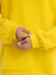 Желтый свитшот, толстовка женская