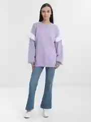 Лавандовый свитшот, толстовка женская