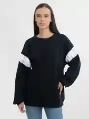 Черный свитшот, толстовка женская