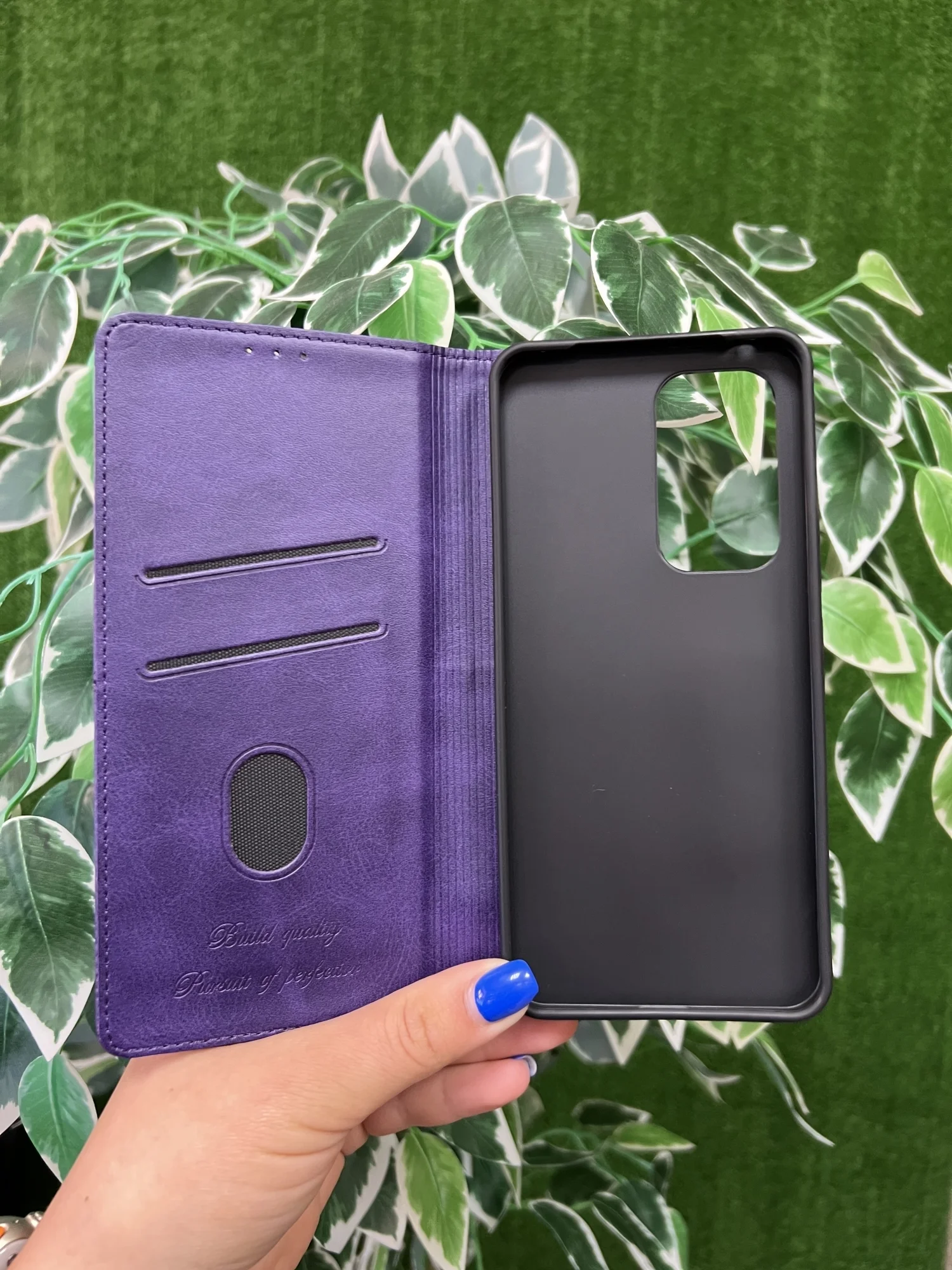 Фиолетовый чехол книжка elitcase для Vivo V30 Lite 4G / Виво В30 Лайт 4G
