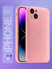 Розовый кожаный чехол на Айфон iPhone 11, 12, 13, 14, 15, 11 Pro Max, 13 Pro Max, 14 Pro Max