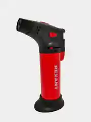 Зажигалка турбо GT-11 заправляемая с пьезоподжигом красная REXANT