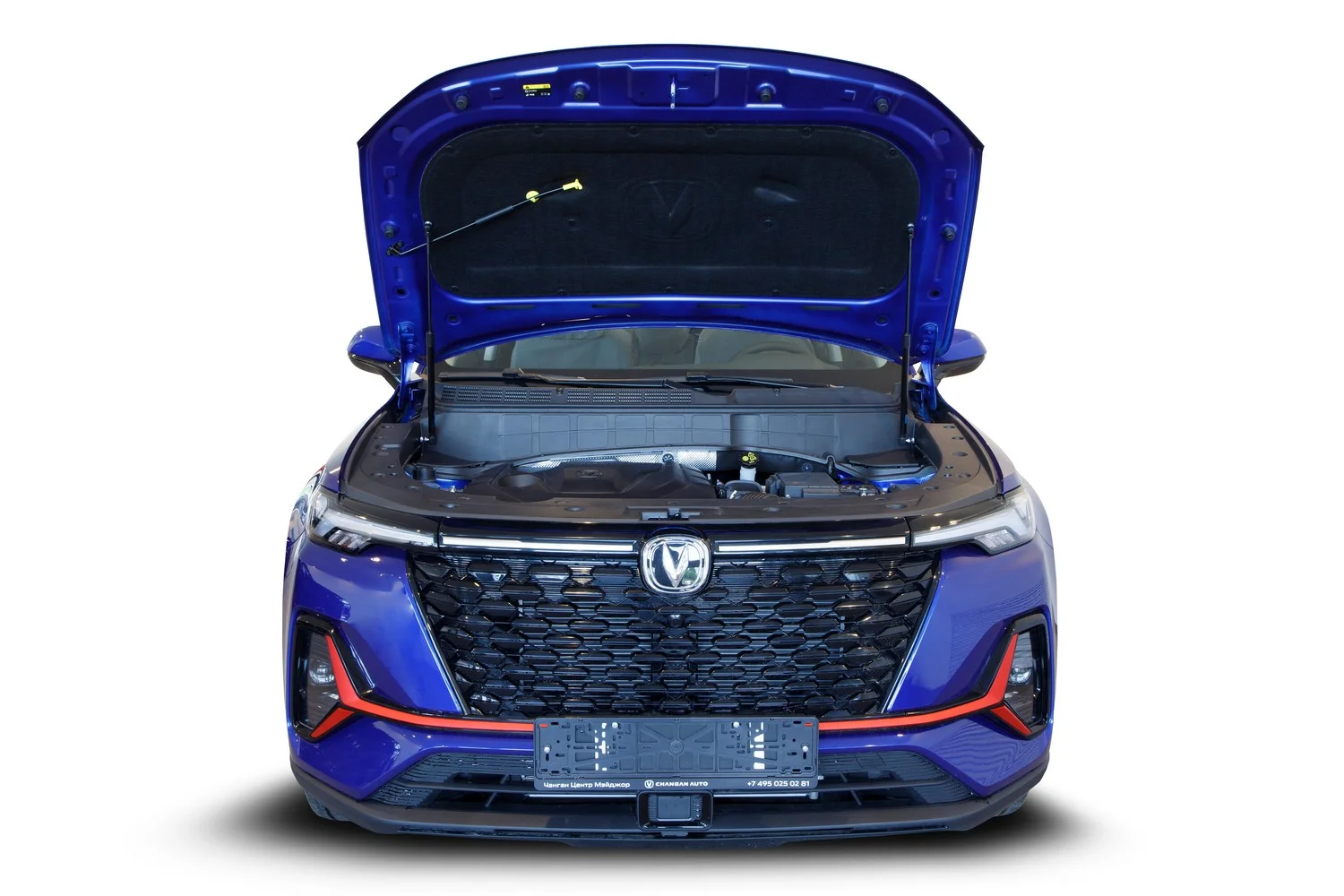 Газовые упоры (амортизаторы) капота для CHANGAN, к-т 2 шт / Чанган
