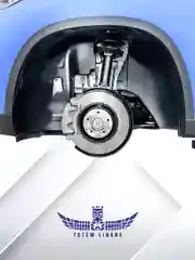 Белый подкрылок для LADA Largus, 2012-2019 / Лада Ларгус
