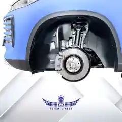 Белый подкрылок для LADA Largus, 2012-2019 / Лада Ларгус