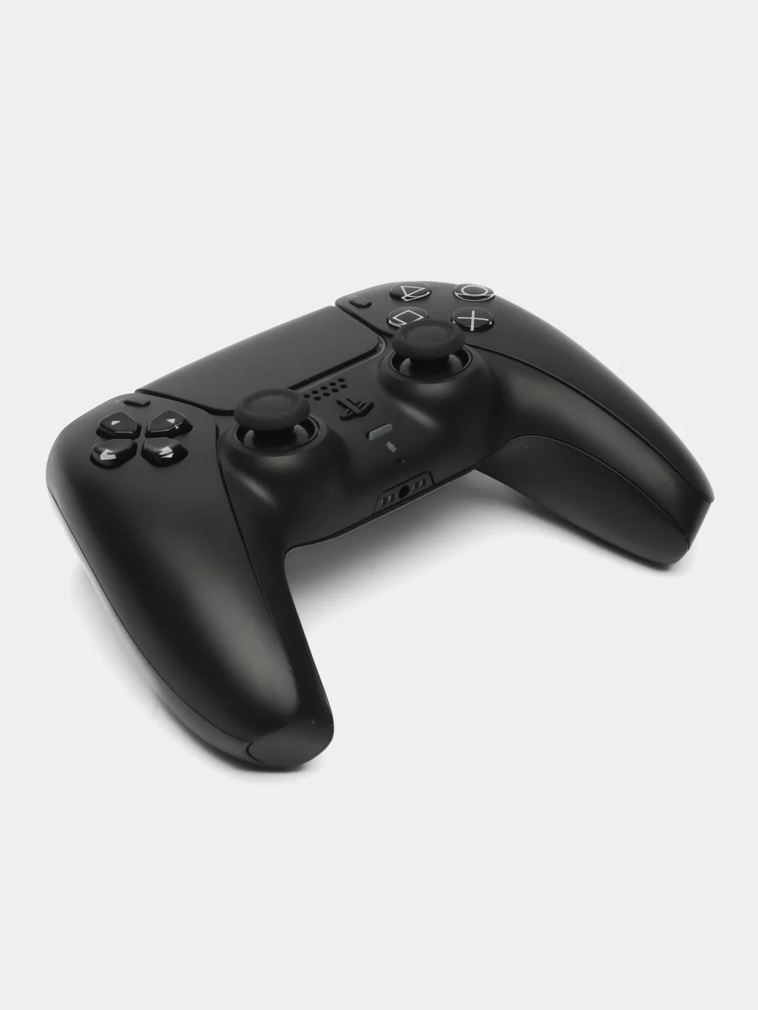 Черный геймпад для Sony Playstation 4 беспроводной в корпусе Dualsense от PS5