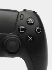 Черный геймпад для Sony Playstation 4 беспроводной в корпусе Dualsense от PS5