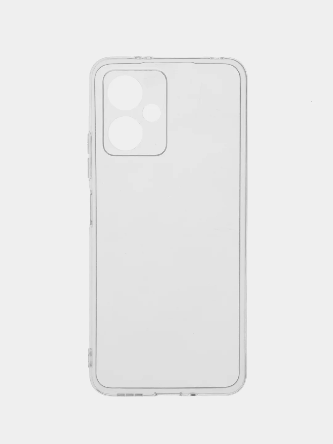 Ледяной чехол для Xiaomi Redmi Note 12 5G, Poco X5 5G / Редми Нот 12, прозрачный, силиконовый