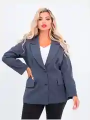 Хром пиджак женский, большие размеры