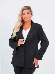 Черный пиджак женский, большие размеры