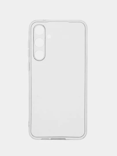 Прозрачный чехол Samsung Galaxy A55, Галакси А55, прозрачный, силиконовый