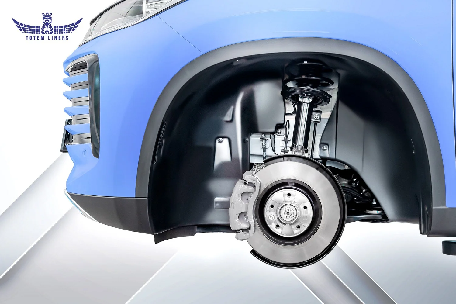 Черный подкрылок для LADA Largus, 2012 -2021 / Лада Ларгус