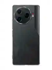Прозрачный чехол для Tecno Camon 30 Pro 5G силиконовый BROSCORP матовый/ прозрачный с защитой камер