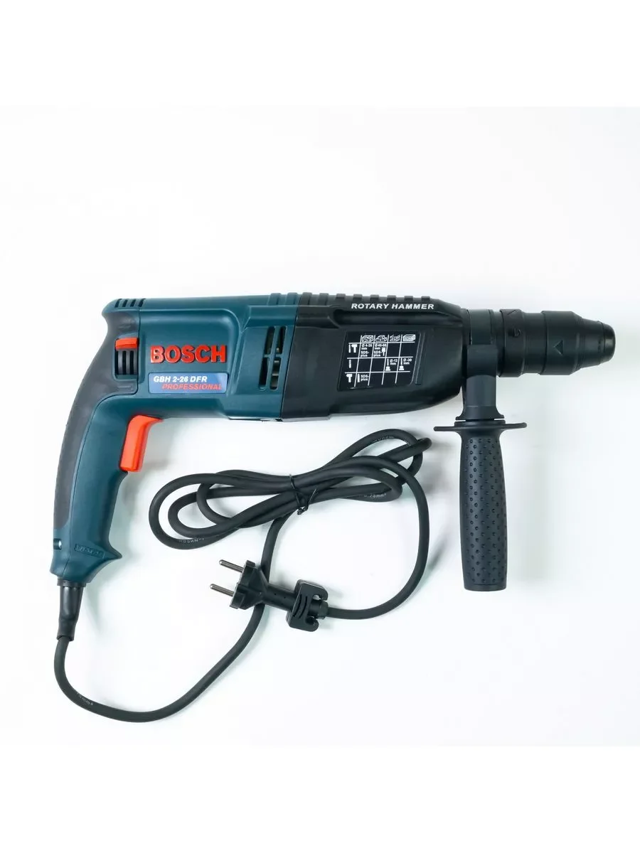 Черный перфоратор сетевой 220V