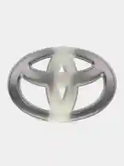 Серебряный эмблема накладка TOYOTA на руль 6,5 х 4,5 см