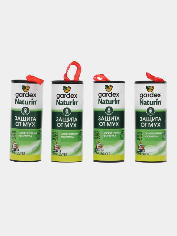 Липкая лента от мух и насекомых GARDEX Раптор 2,4,8 шт