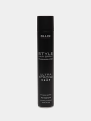 Лак для волос ультрасильной фиксации STYLE без отдушки "OLLIN PROFESSIONAL" 400 мл