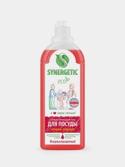 Средство для мытья посуды и детских игрушек SYNERGETIC "Сочный гранат", 1 л
