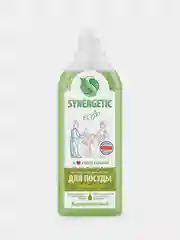 Средство для мытья посуды и детских игрушек SYNERGETIC "Зеленый чай", 1 л