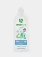 Гель-бальзам для мытья посуды и детских игрушек SYNERGETIC "Pure 0%", 1 л