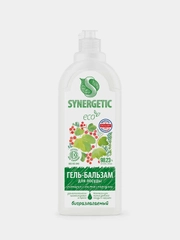 Гель-бальзам посуды и детских игрушек SYNERGETIC, розмарин и листья смородины, 1 л