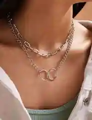 Двойная цепочка на шею