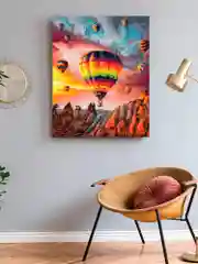 "Каппадокия" алмазная мозаика на подрамнике, 40 х 50, "Art on Canvas"
