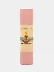 Коралловый меланж коврик для фитнеса, гимнастики, йоги, спорта 6 мм, 183х61 см